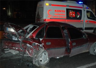 Konya'da trafik kazası: 1 ölü