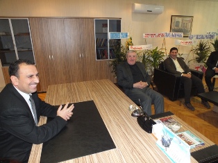 Özkul ve Altay, Cesur'u tebrik ettiler