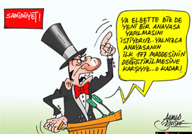 Karikatürlerle gündeme mizahi bakış