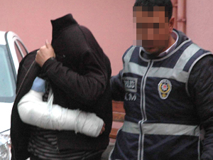 83 kilo esrarla kaçmak isterken kolunu kırdı