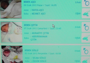 Yeni yılın bebekleri sanal dünyada