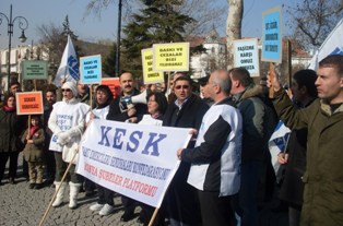 KESK'ten protesto