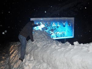 Ulaşıma kar engeli!