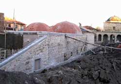 Tarihi hamam restore ediliyor