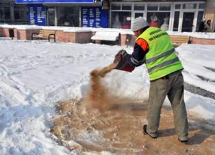 Akşehir'de sahipsiz hayvanlar için yem bırakılıyor