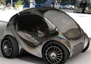 Katlanan elektrikli otomobil tanıtıldı