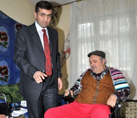 Meram Belediyesi'nden engelliye akülü araç