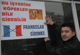 Esnaftan Fransa'ya ilginç tepki