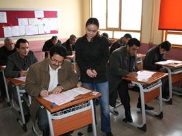 Siyaset Akademisi'nde sınav heyecanı