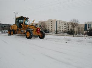 Sarayönü'nde ulaşıma kar engeli