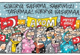 Karikatüristlerin kardan adam günü