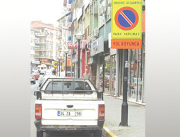 Park ihlali yapanlar yandı!