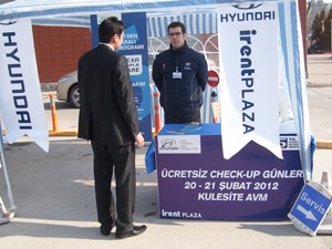 Kulesite'de İrent'ten araç check-up hizmeti