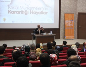 Abdurrahman Dilipak Konya’da İstiklâl Mahkemeleri’ni anlattı