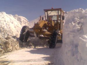 Tepekent’te karla mücadelede sona gelindi