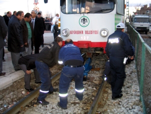 Tramvay kazası: 1 ölü