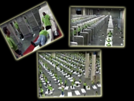 İnsan dominosu rekorunu 850 kişiyle kırdılar