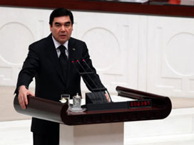 Berdimuhammedov TBMM'nde konuştu