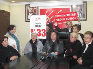 CHP'de kadın kotasının yükseltilmesi