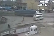 İşte kaza anı!
