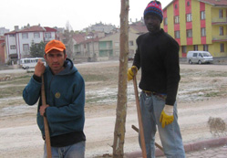 Belediyenin zenci işçisi