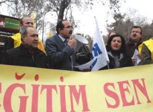 Konya'da kademeli eğitim sistemi protestosu