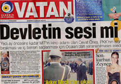 Cevat Öneş, iki gün manşet oldu