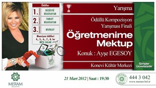 Mektup yarışmasında ödüller sahiplerini buluyor