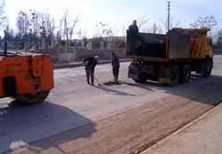 Kadınhanı yolları onarılıyor