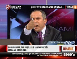Uğur Dündar sinirlenip canlı yayını terk etti!