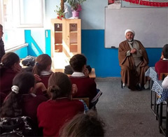 Din dersine Caferi imam girdi