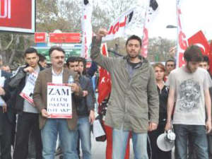 Konya'da 'Zam' protestosu