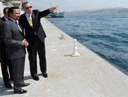 Erdoğan Sultan'a Marmaray'ı gösterdi