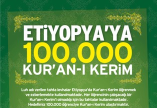 İHH Etiyopya’da 15 bin Kur’an dağıttı