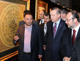 Erdoğan hilye-i şerifleri gezdi