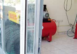 Kulu'da lastik hırsızlığı