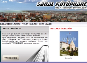 Sanal Kütüphane test yayınında