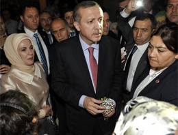 Emine Erdoğan resepsiyonda!
