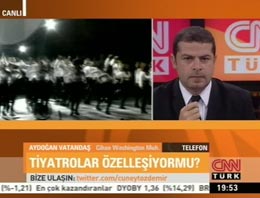 Cüneyt Özdemir tiyatro kavgasına nokta koydu