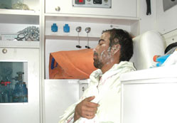 Sigara patlamaya sebep oldu