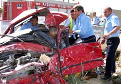 Çumra'da trafik kazası: 14 yaralı
