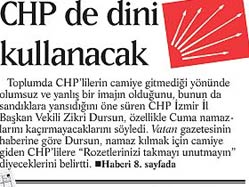 CHP de dini kullanmaya karar verdi