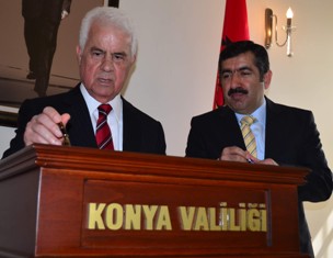KKTC Cumhurbaşkanı Eroğlu Konya'da