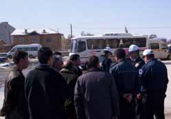 Ilgın’da minibüslere şehir içi