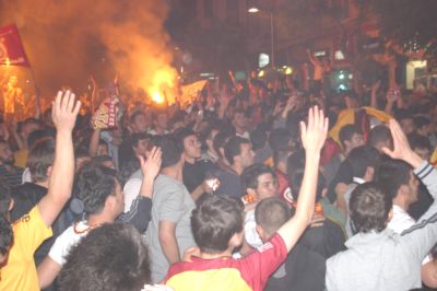 Konya'da taraftarlar arasında gerginlik