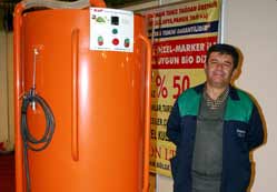 Çiftçi biyodizel makinesini sevdi