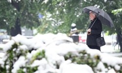 Mayıs ortasında kar yağdı