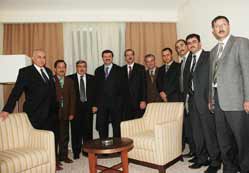 Hisarcıklıoğlu Dedemanı ziyaret etti