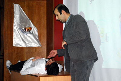 Halkapınar'da öğrencilere ilk yardım anlatıldı