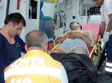 Otomobilde içince saldırıya uğradı